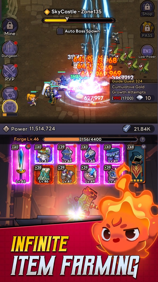 #1. Self-Service Knight : idle RPG (iOS) 来自: cookapps