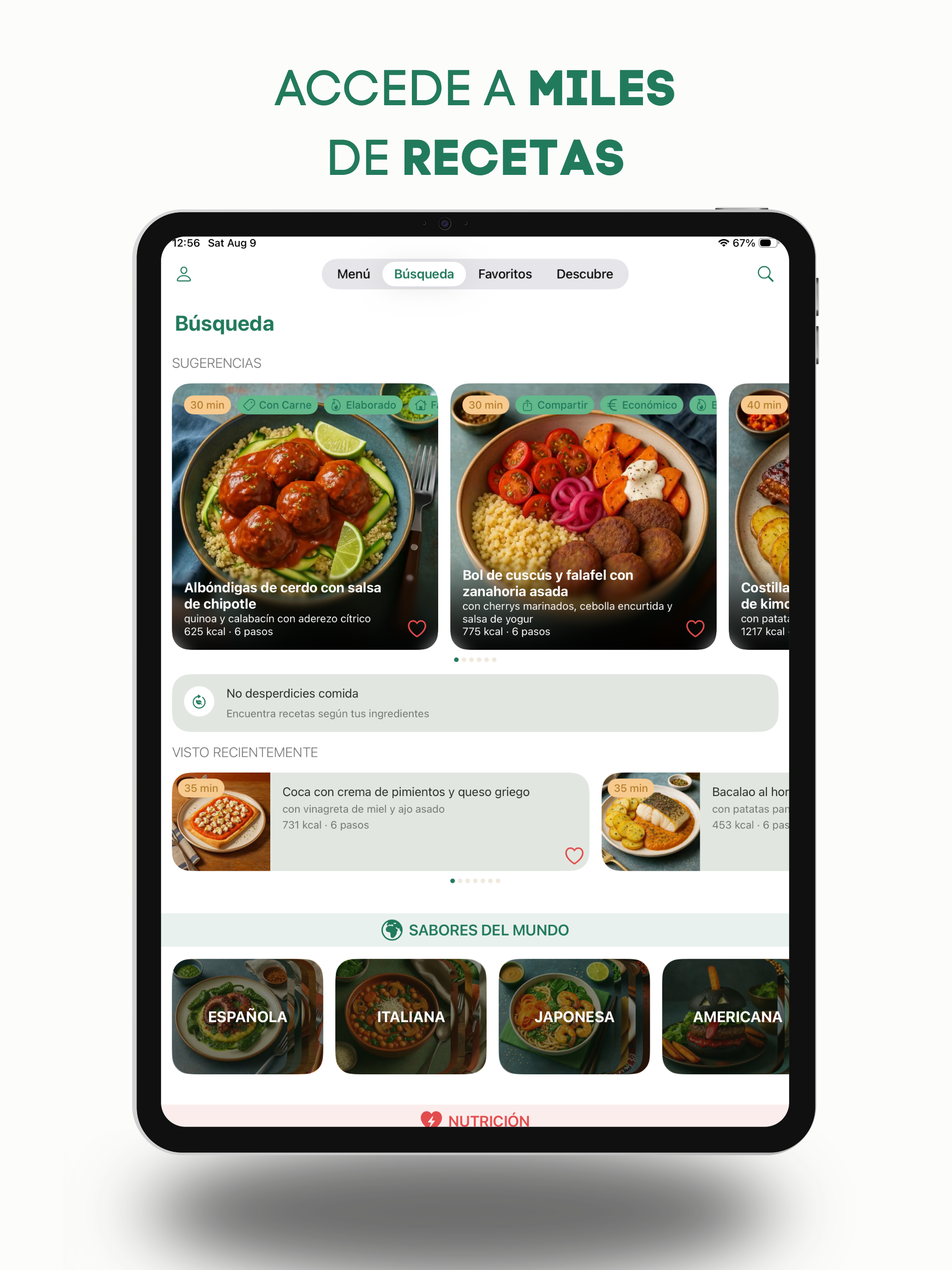 Deliteo: Recipes and meals