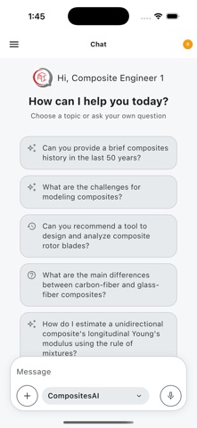 CompositesAI iPhone screenshot