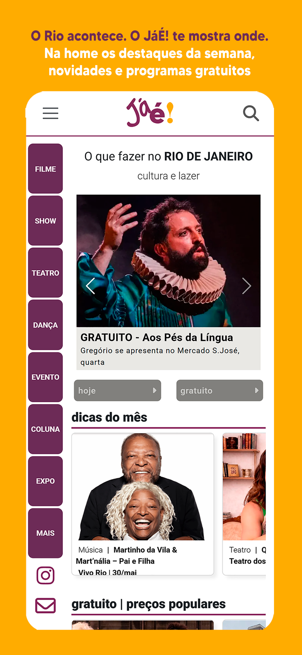 JáÉ! Programação