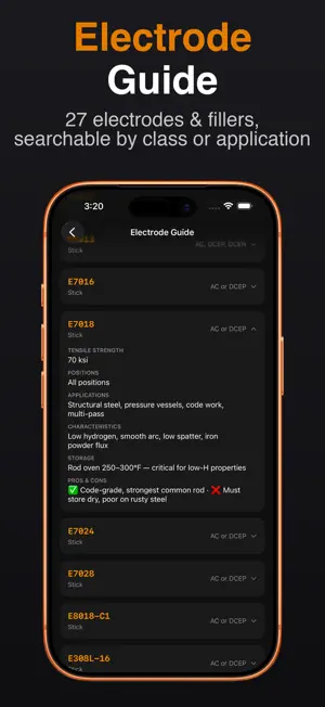 Welding Reference Pro screenshot 4