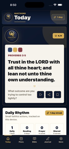QuietWord screenshot