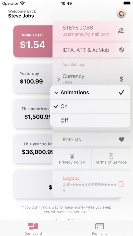 #5. AdMoney: Ad Earnings Tracker (iOS) di: Mehmet Bayram