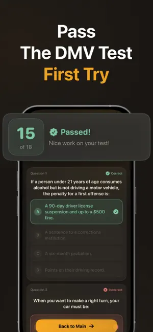 Pennsylvania DMV Permit Test screenshot 1