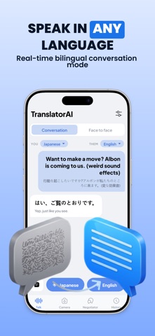 AI Live Translator - Translio iPhone screenshot