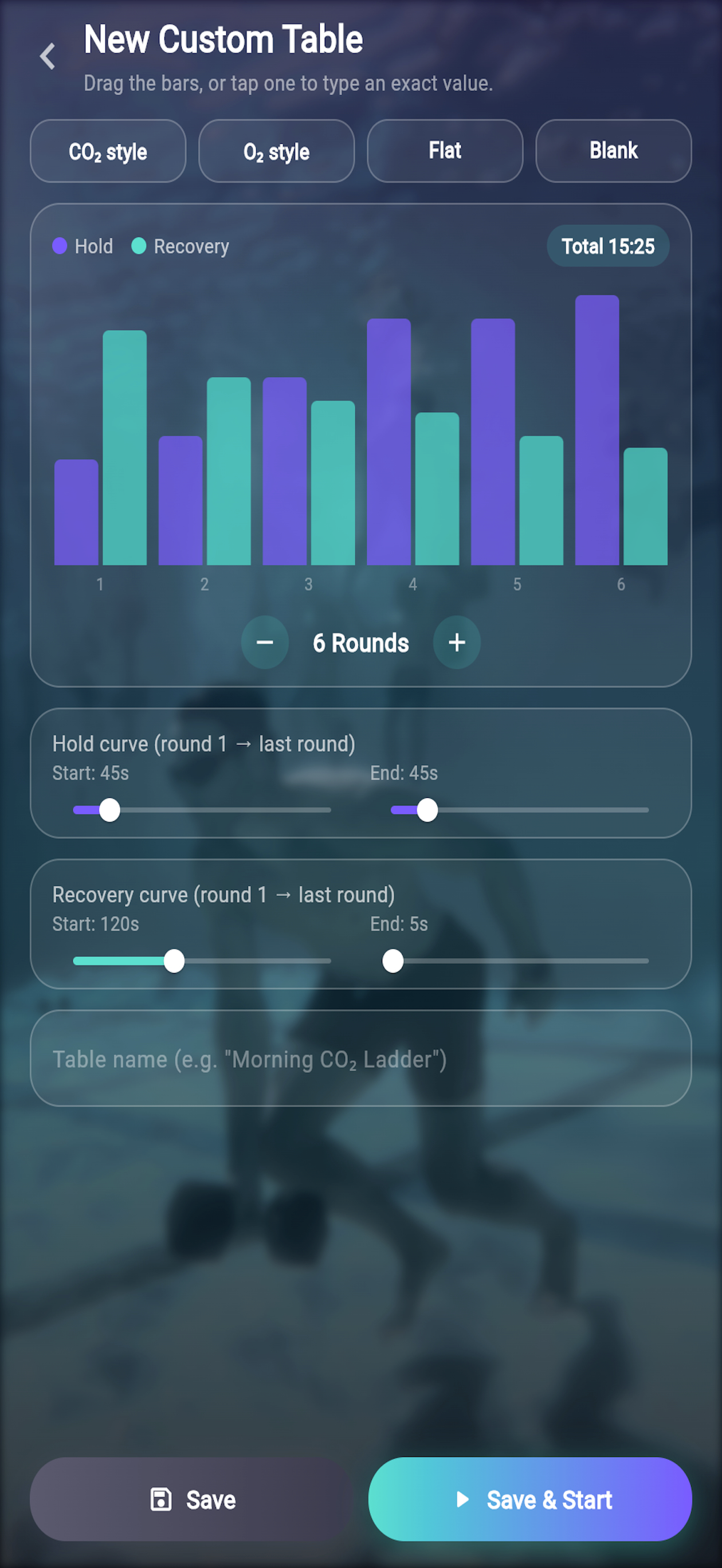 H2O Breath Hold Trainer screenshot 2