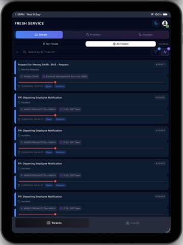 ITPulse iPad screenshot