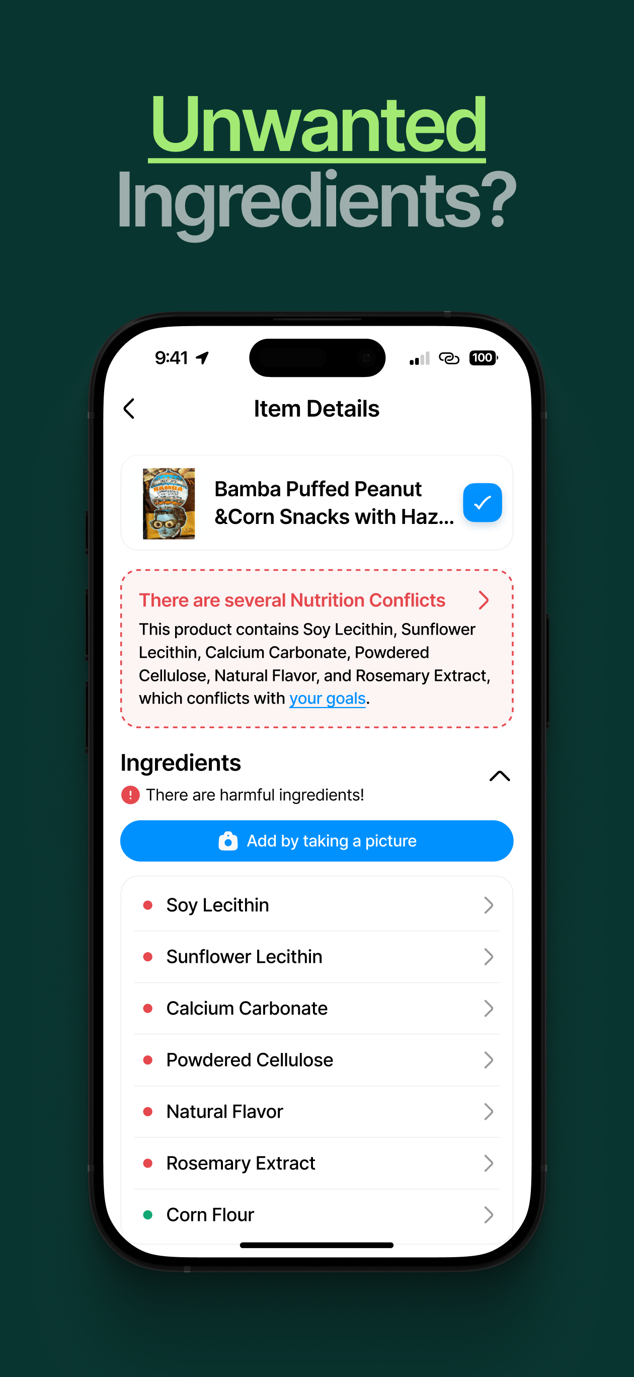 Nutrilist screenshot 5