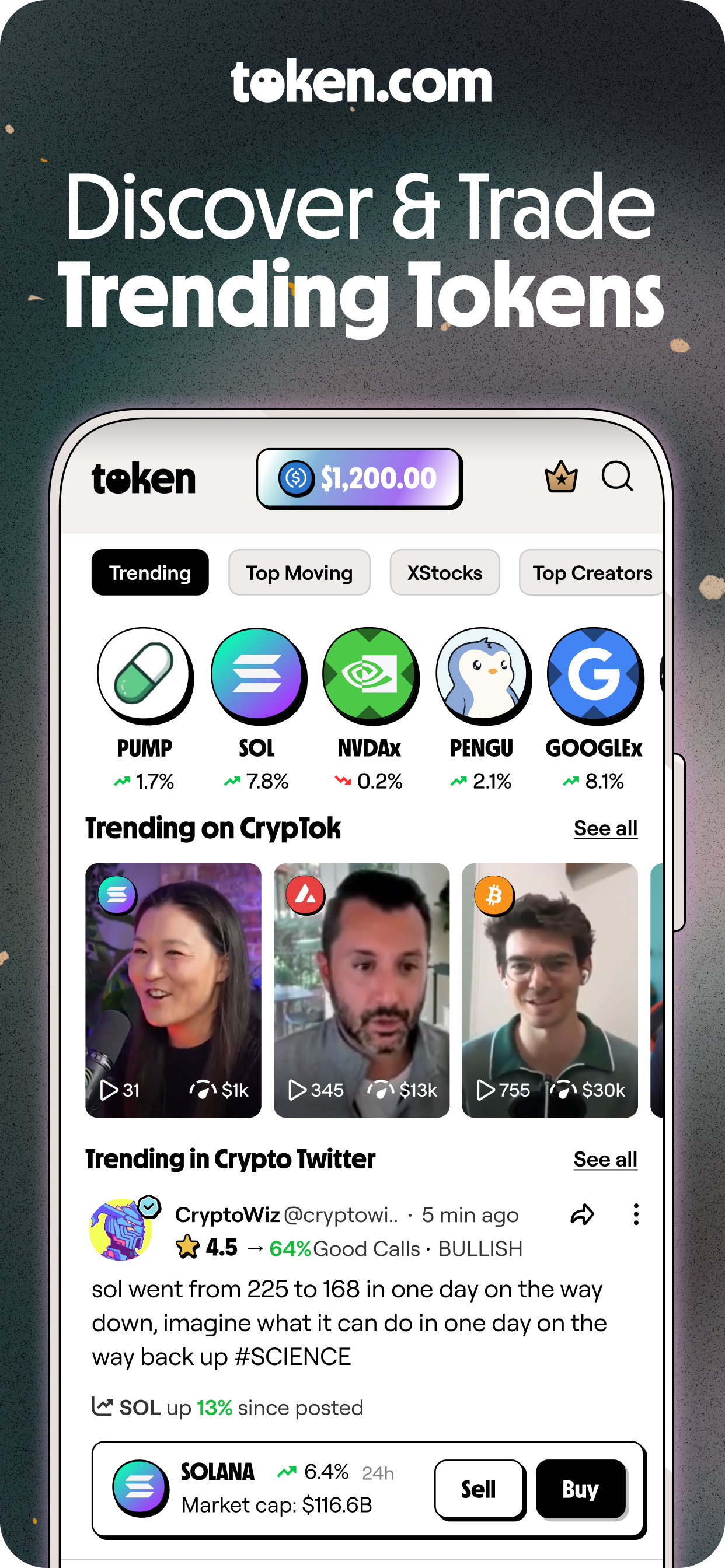 token.com - Crypto Trading