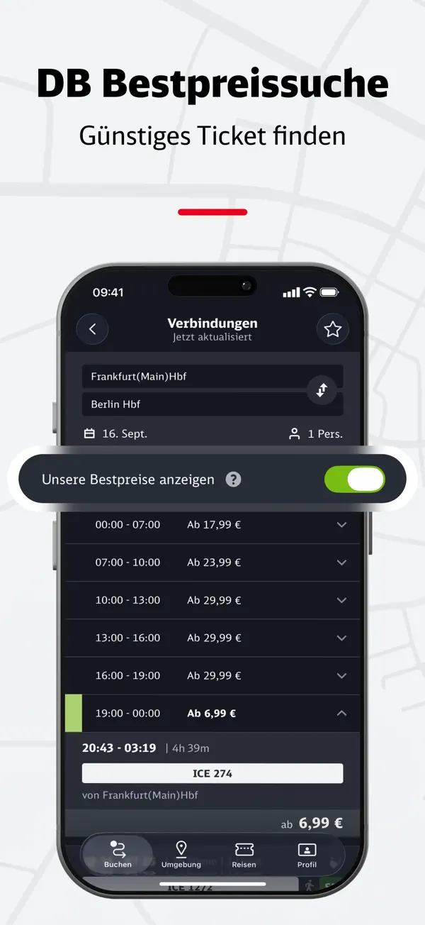 DB Navigator, Screenshot 2