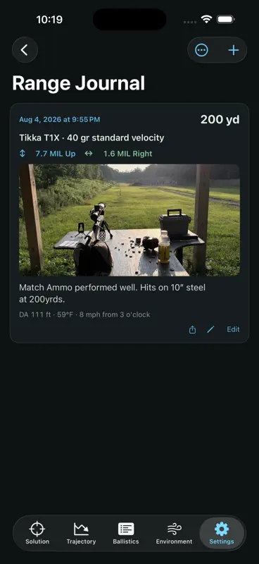 AimCalc - Ballistic Calculator screenshot 7 of 8