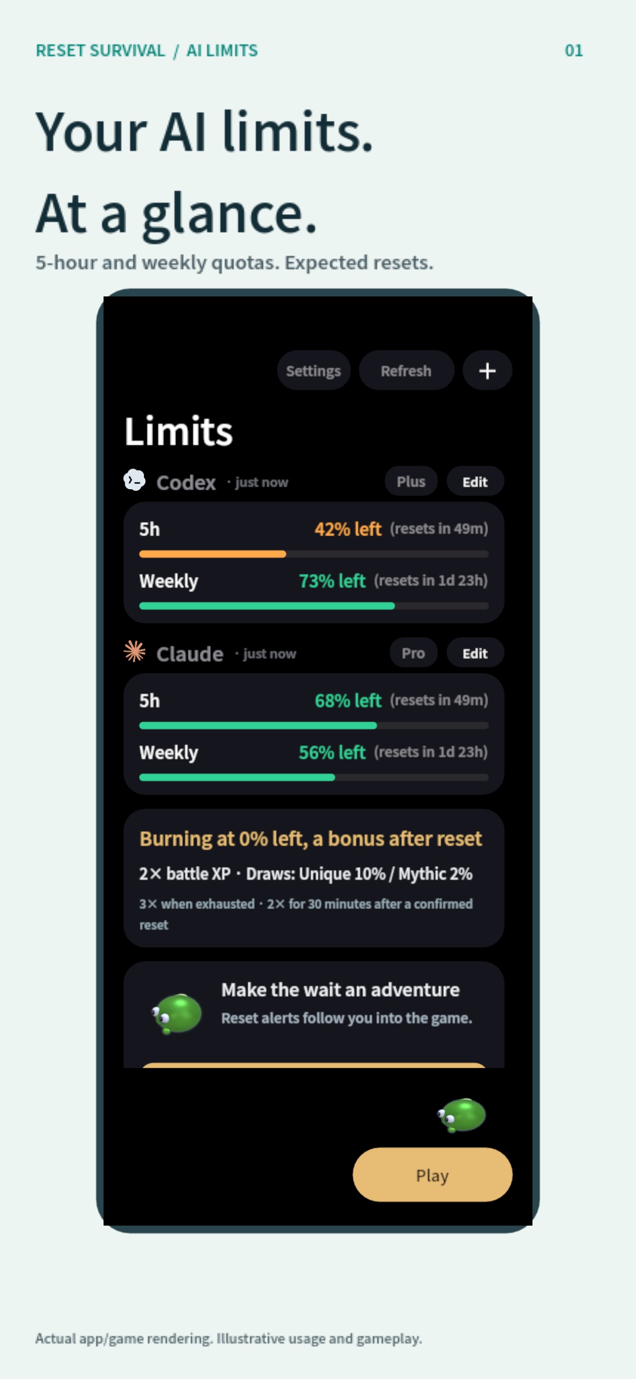 Screenshot 1 of Reset Survival