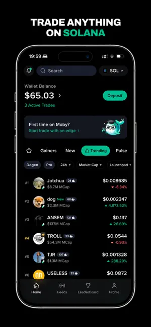 Moby: Trade Smarter screenshot 2