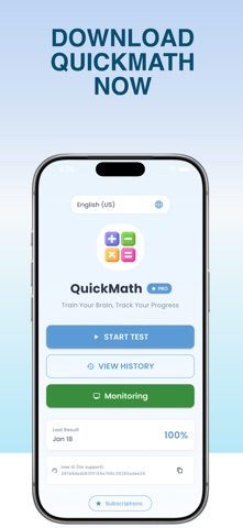 QuickMath: Speed Test Practice screenshot