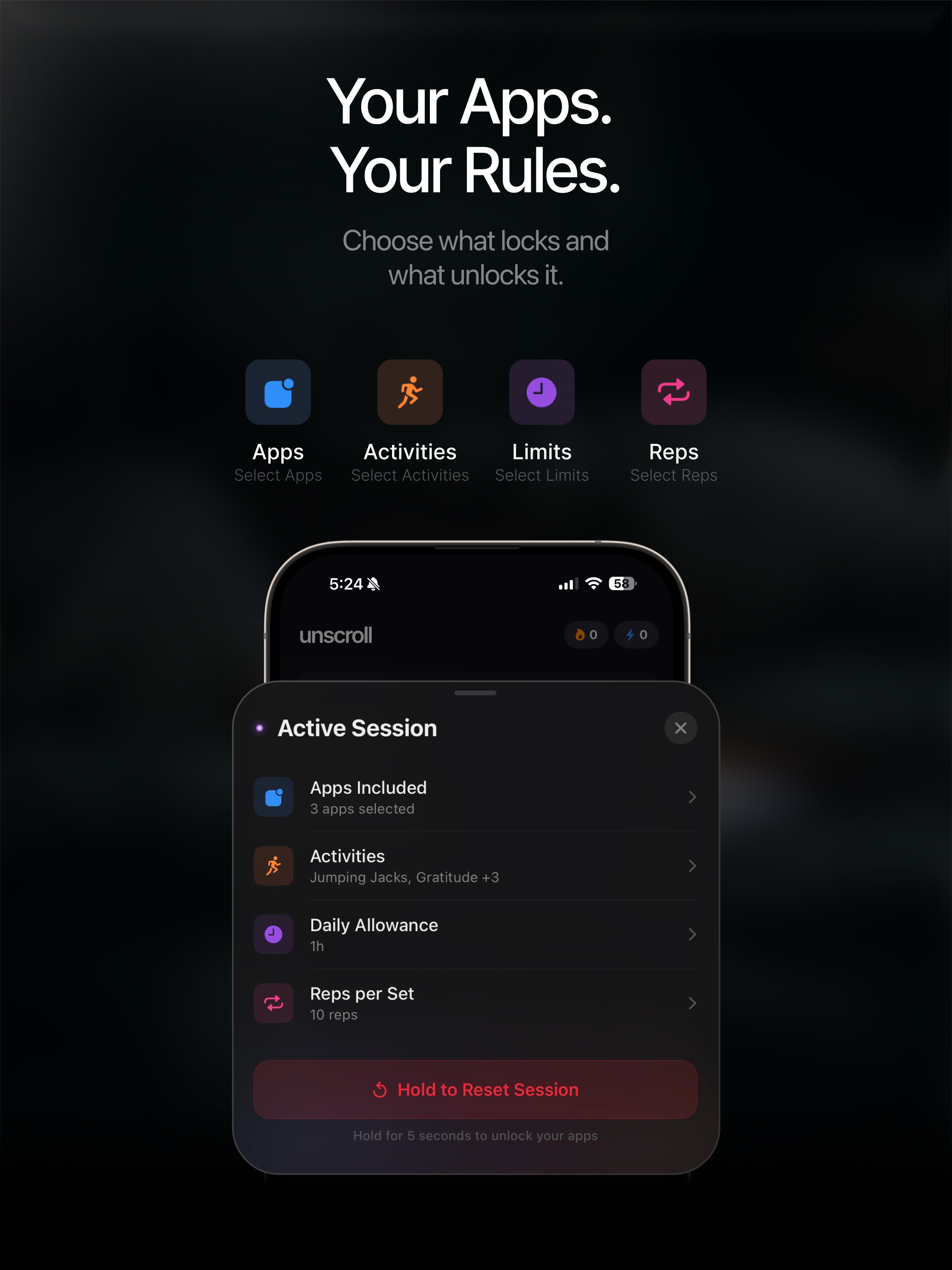 Unscroll: Earn Screen Time screenshot 10