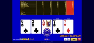Cascadia Video Poker Screenshot 3 of 7