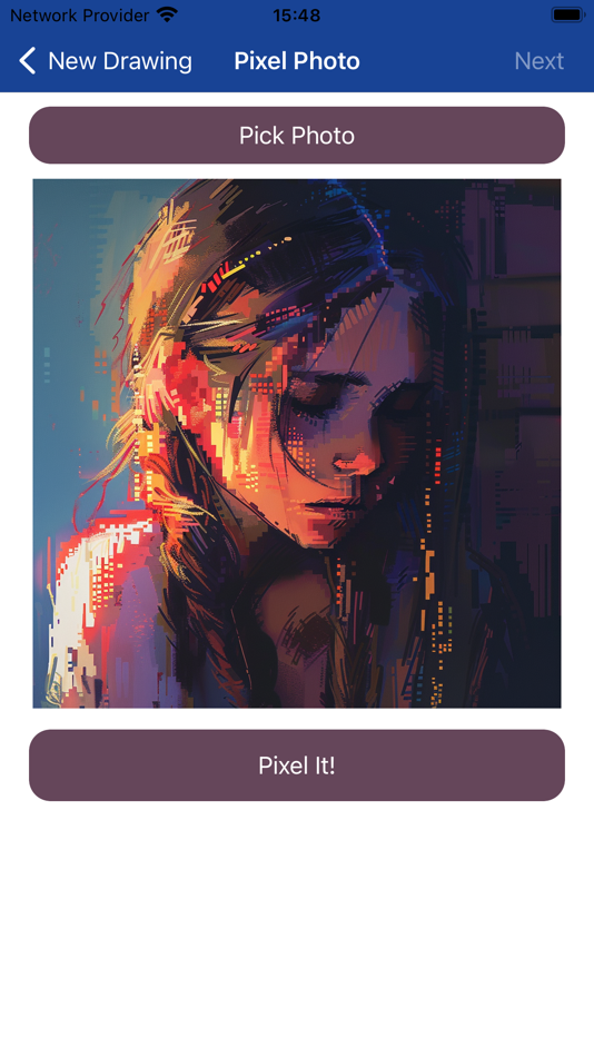 #2. Pixel Art - 8 Bit Painter (iOS) 由: KoruApps