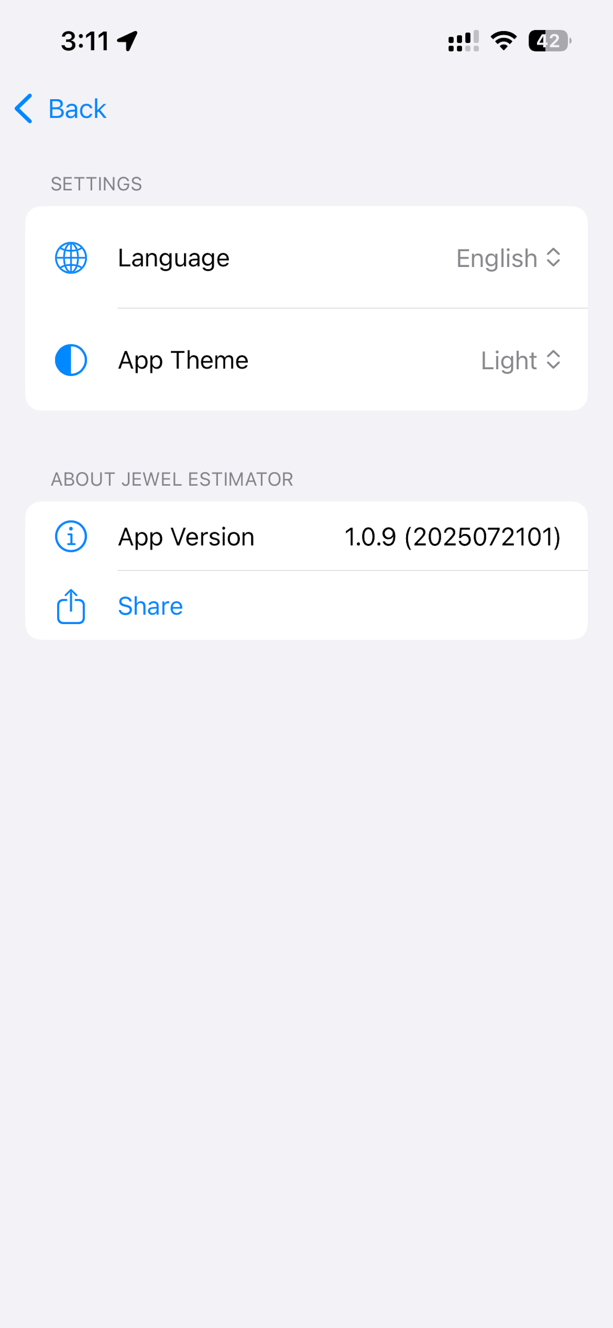 Jewellery Calculator