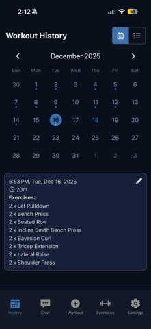 BarBud - Workout Tracking screenshot