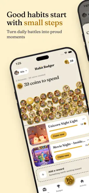 Habit Badger - Kids Tracker screenshot 1