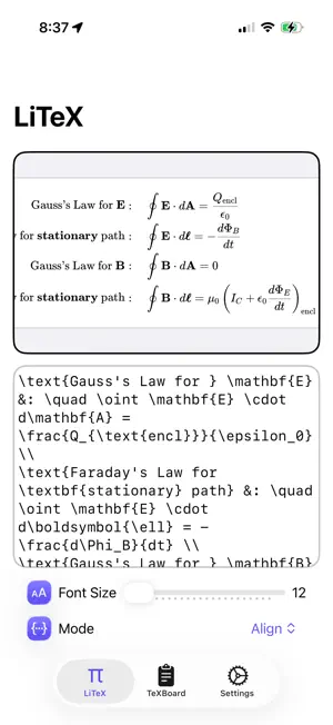 LiTeX screenshot 1