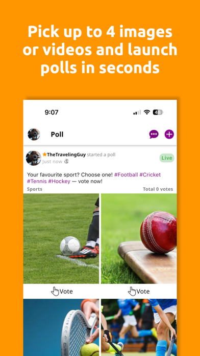 Screenshot 4 of MaxVot Social Media App