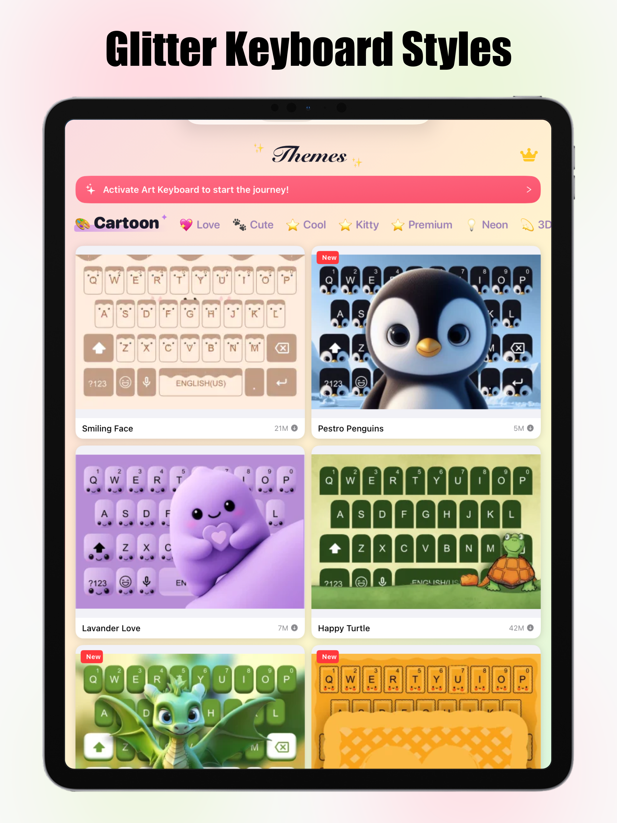 Keyboard Themes - Fonts, Emoji