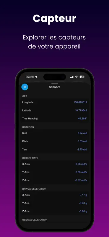 Device Monitor Z:Info Appareil screenshot 8 of 10