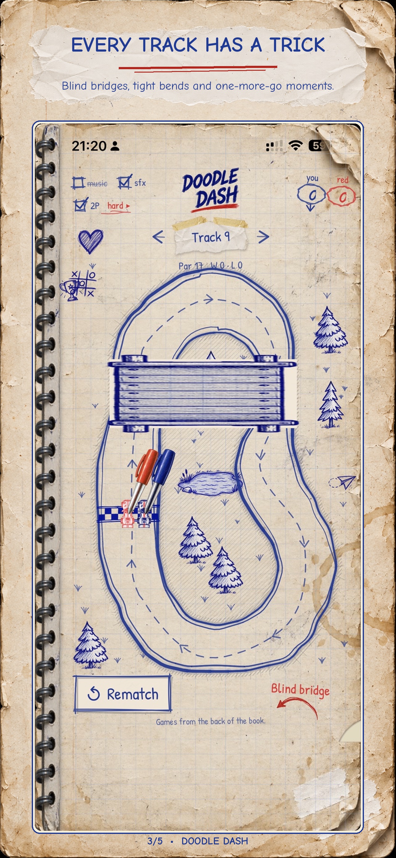 Screenshot 4 of Doodle Dash: Notebook Racing