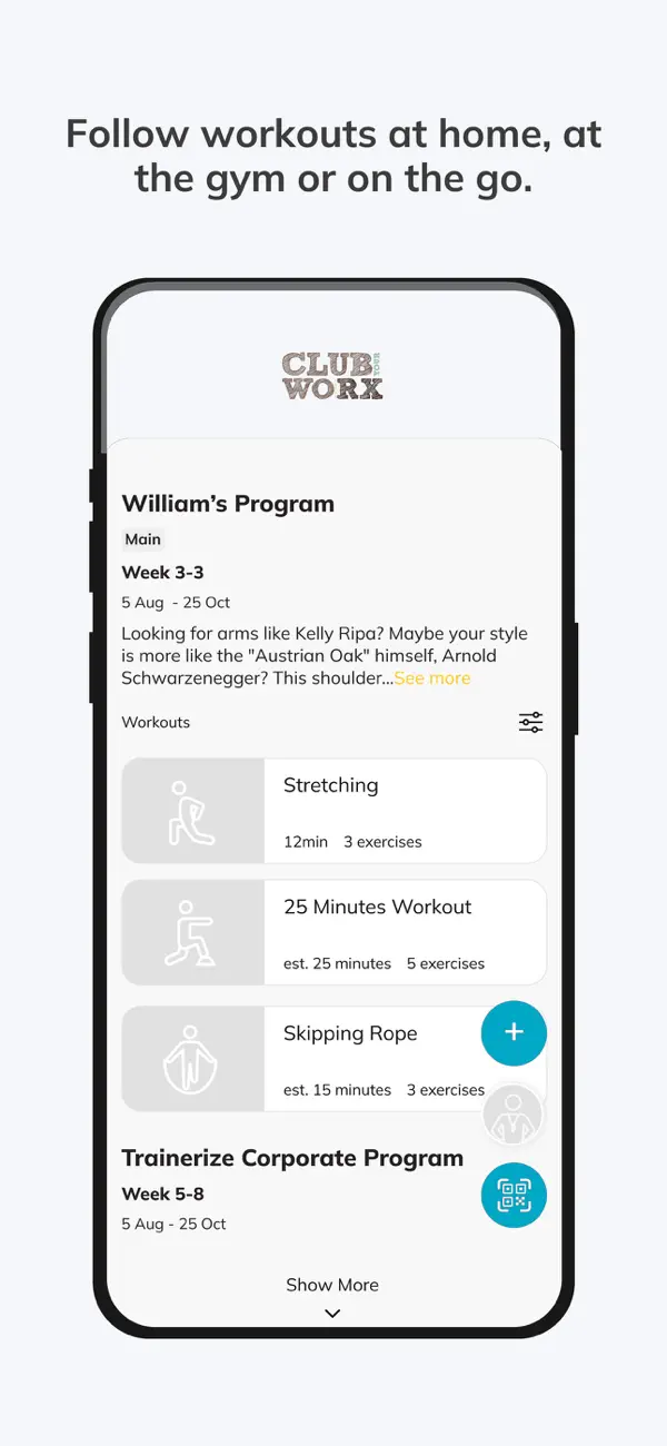 Screenshot #3 pour ClubWorx Trainer