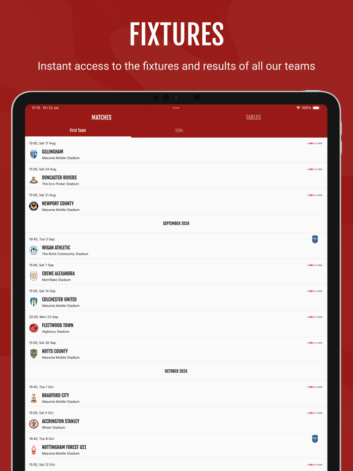 Morecambe FC Official App