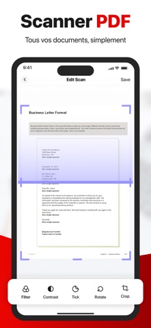 Convertisseur PDF: PDF en Word iPhone screenshot 4