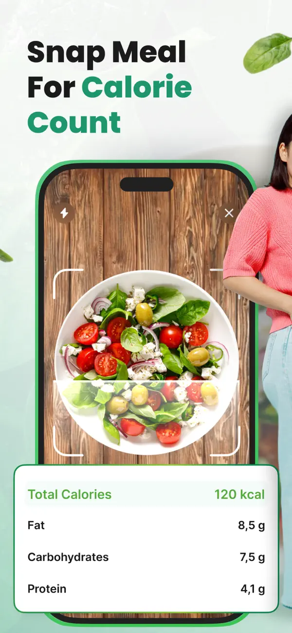 Screenshot #1 pour Calorie Calculator For Diet ∘
