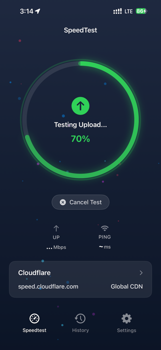 FastNet Speed Checker Screenshot 1 of 4