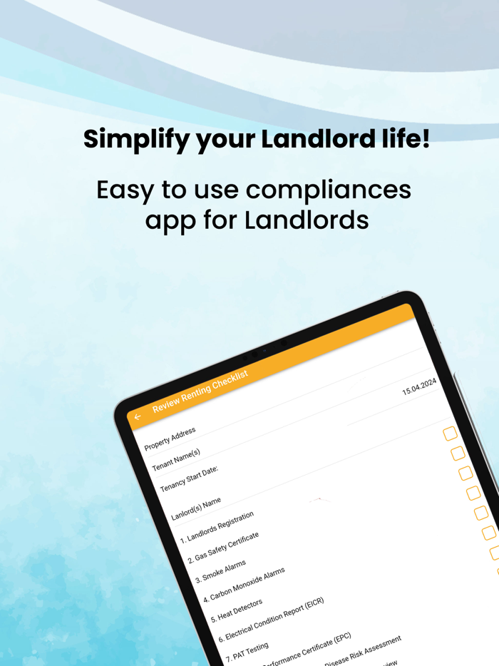 Landlords Checks  Compliance