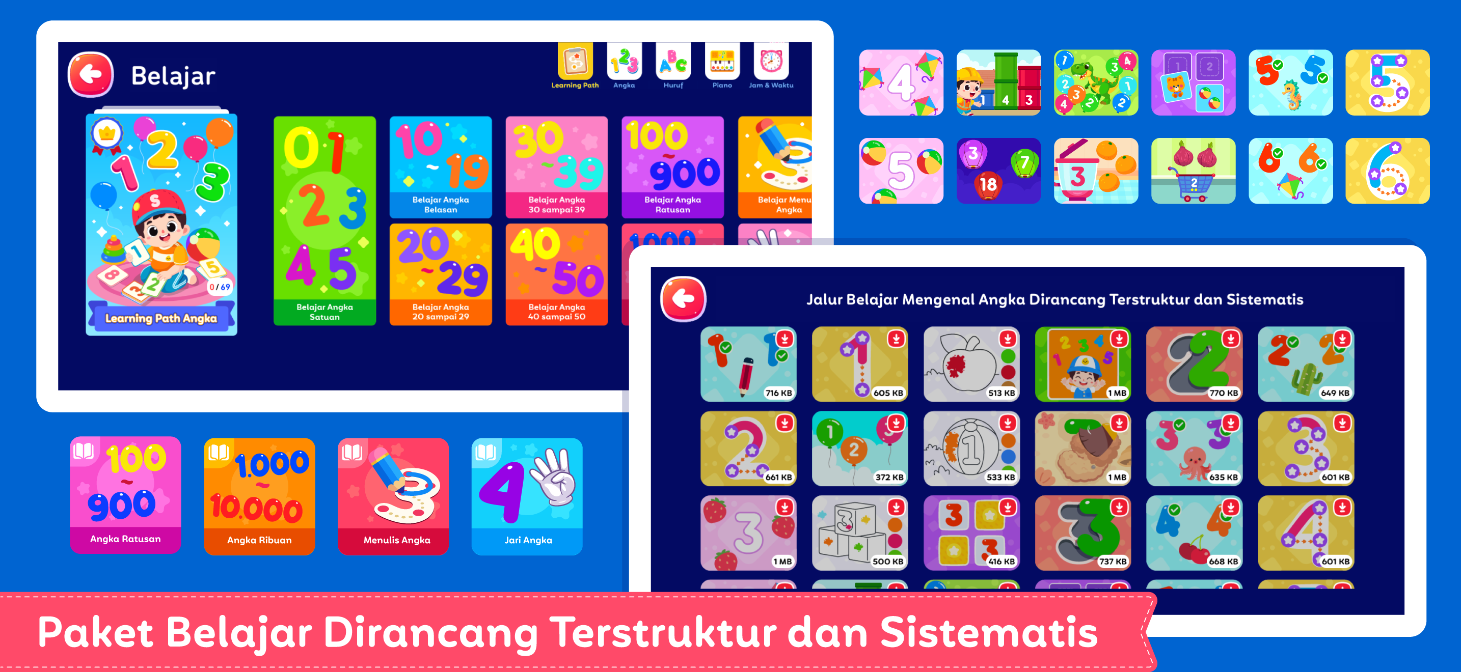 Belajar Angka & Berhitung screenshot 2