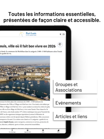 Port-Louis iPad screenshot