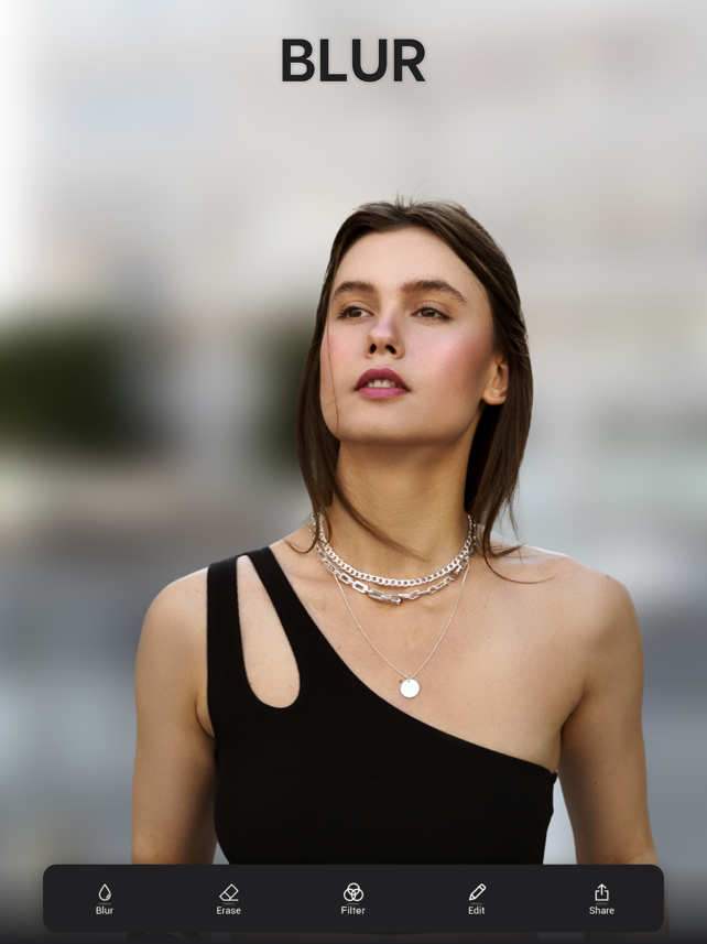 Blur Background. Screenshot