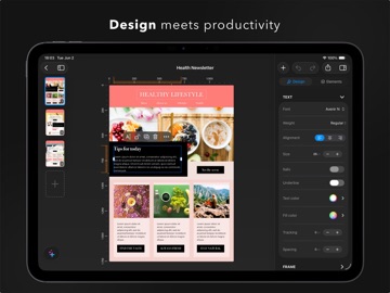 Pixara: AI Design & Docs iPad screenshot