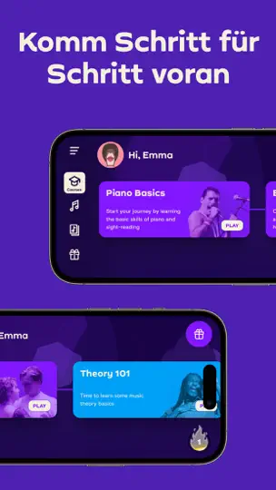 Screenshot von Simply Piano: Klavier Lernen auf dem iPhone 3