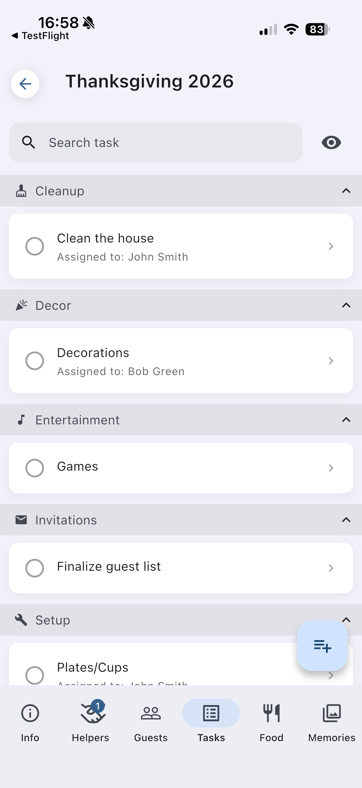 PlanningInSync – Event Planner screenshot 4