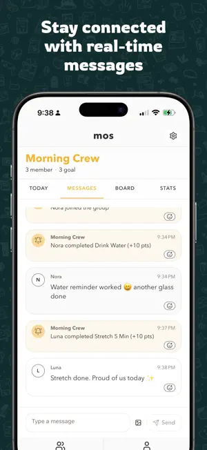 mos: group goal&habit tracker screenshot 3