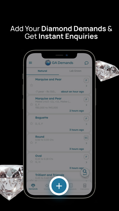 GA Demands: Diamond Demand App Screenshot