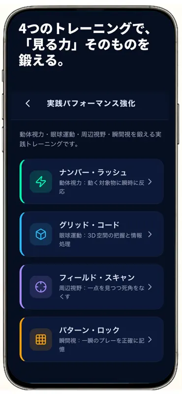 EyeFocus Athlete-スポーツビジョン＆AI診断 screenshot 6 of 9