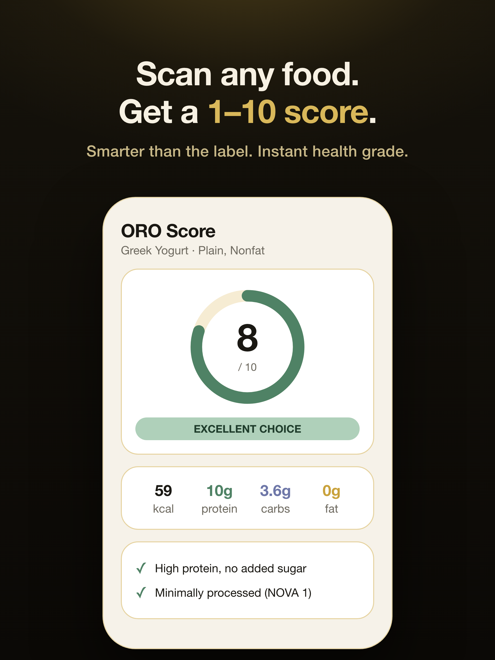 ORO: Fitness & Nutrition screenshot 9