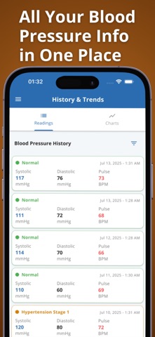 Blood Pressure & Pulse Logger Screenshot 10 of 10