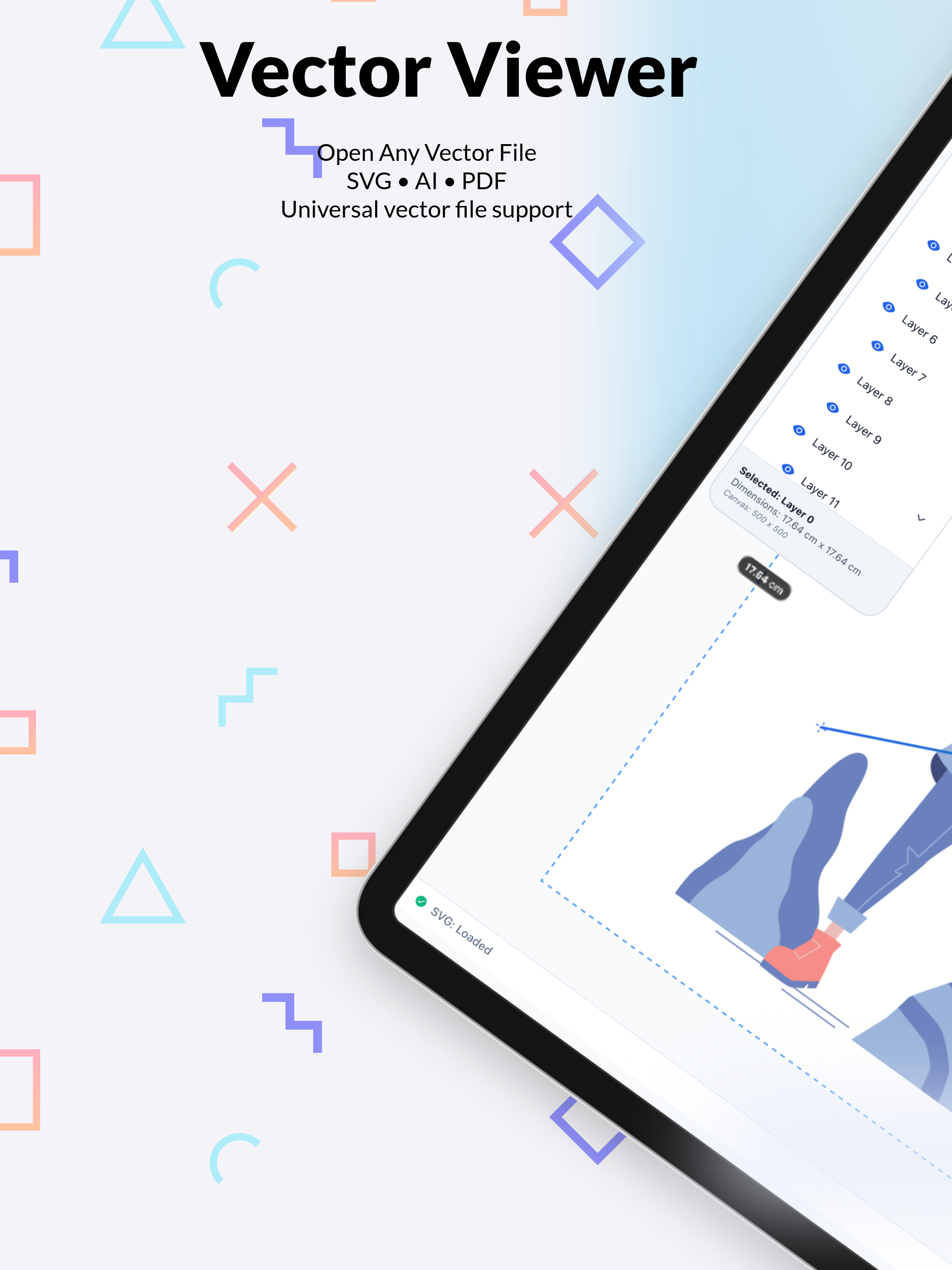 Vector Viewer: SVG DXF CAD PDF