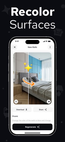 AI Interior Design – InterUp iPhone screenshot