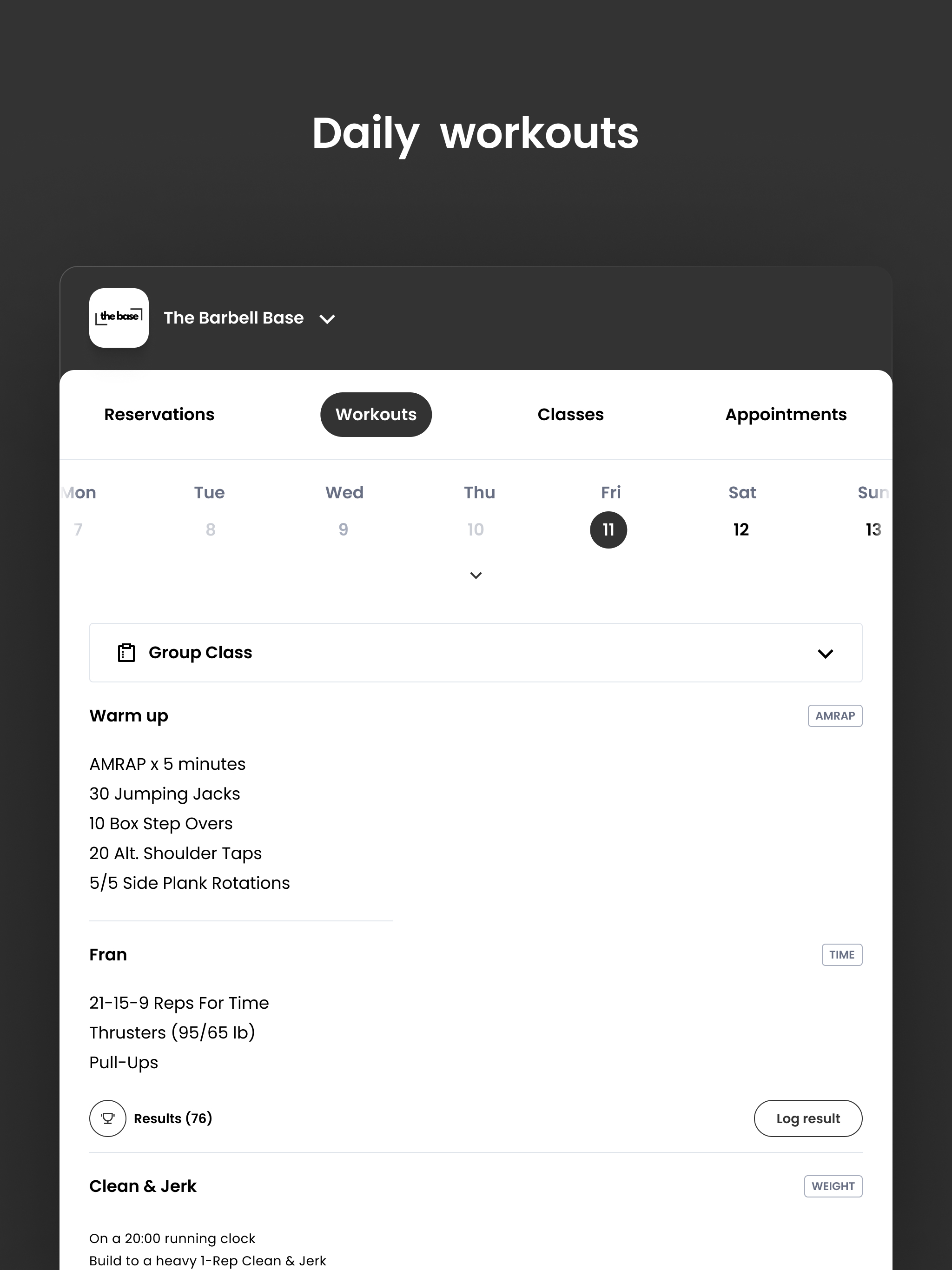 The Barbell Base screenshot 8