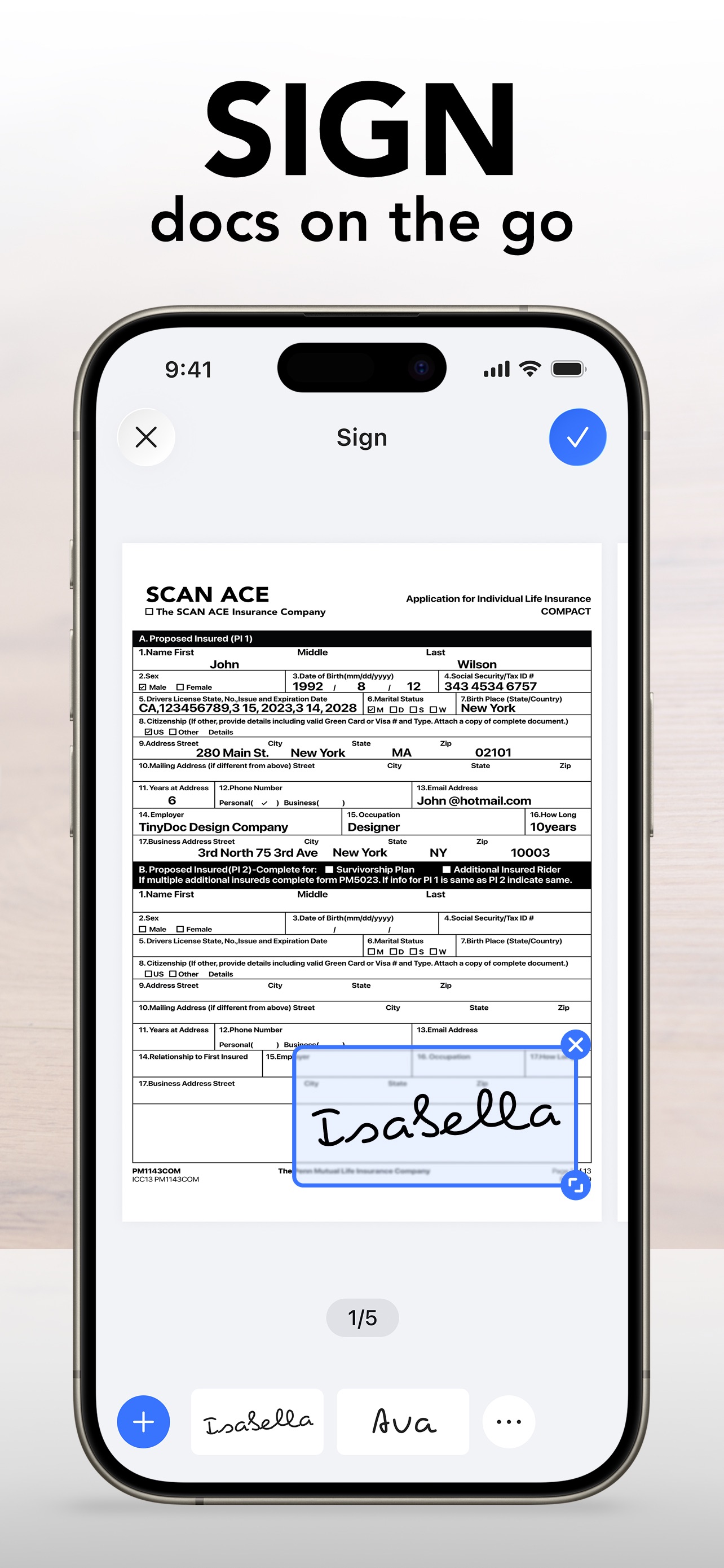 SCAN ACE · PDF Scanner App screenshot 5